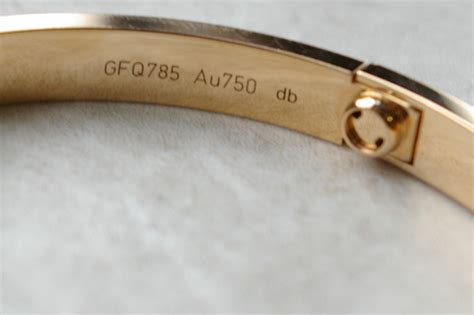 cartier bracelet serial number check.